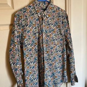 Floral button up